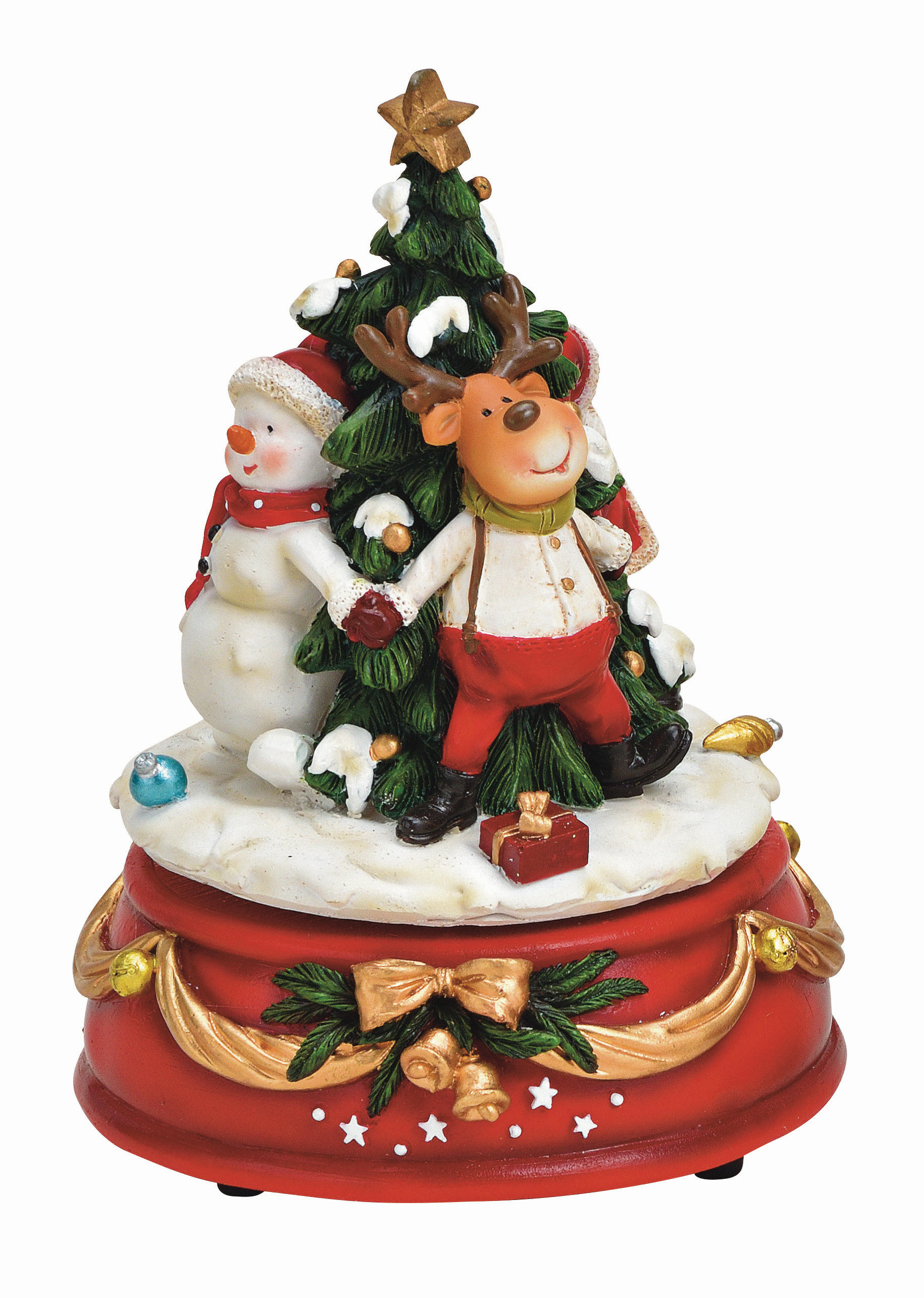 SPIELUHR 9,8/14/10 cm  - Multicolor, Basics, Kunststoff (9,8/14/10cm) - X-Mas
