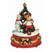 SPIELUHR 9,8/14/10 cm  - Multicolor, Basics, Kunststoff (9,8/14/10cm) - X-Mas
