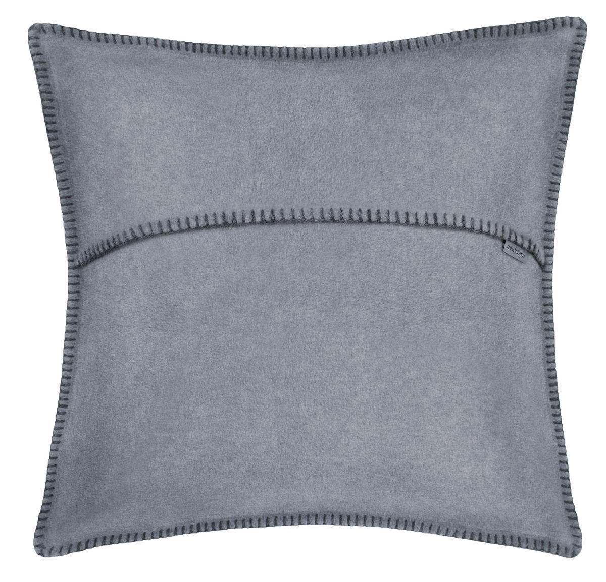 KISSENHÜLLE Soft-Fleece Soft Fleece 50/50 cm  - Grau, KONVENTIONELL, Textil (50/50cm) - Zoeppritz