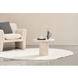 BEISTELLTISCH 59,5/39,5-46/40,5 cm Creme organisch  - Creme, LIFESTYLE, Holzwerkstoff (59,5/39,5-46/40,5cm) - Novel