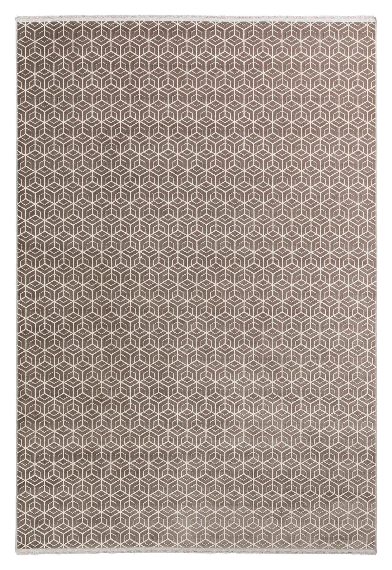 WEBTEPPICH 140/200 cm Metric Taupe  - Taupe, Design, Textil (140/200cm) - Joop!