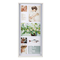 OKVIR ZA VEČ SLIK - naravne barve, Basics, papir/kovina (36,8/81/4cm) - Monee