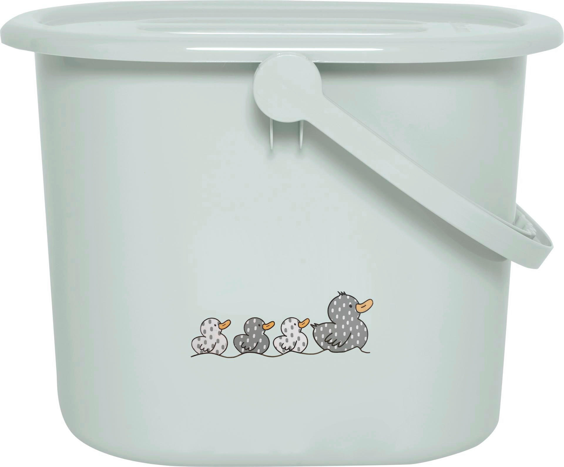 WINDELEIMER - Pastellgrün, Basics, Kunststoff (36,5/32/28cm) - Bebe Jou