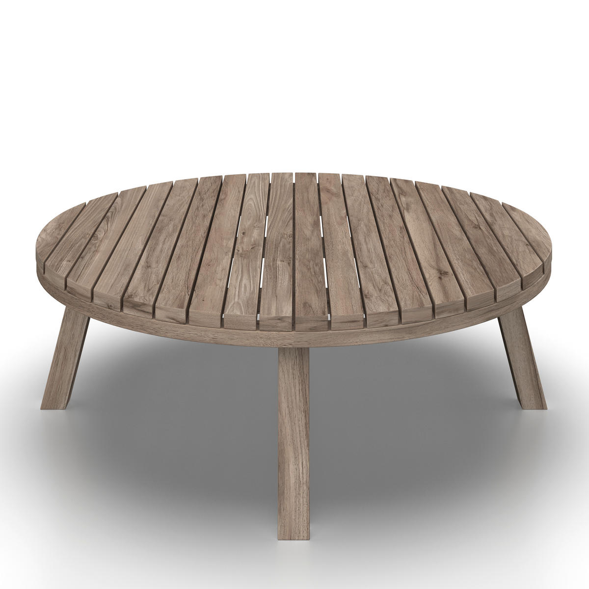 BAŠTENSKA GARNITURA  - boja akacije/krem, Moderno, drvo/tekstil (250/250cm) - Bessagi Garden