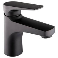 WASCHTISCHARMATUR 89003S  - Schwarz, Basics, Metall (4,8/13,5/12,5cm)