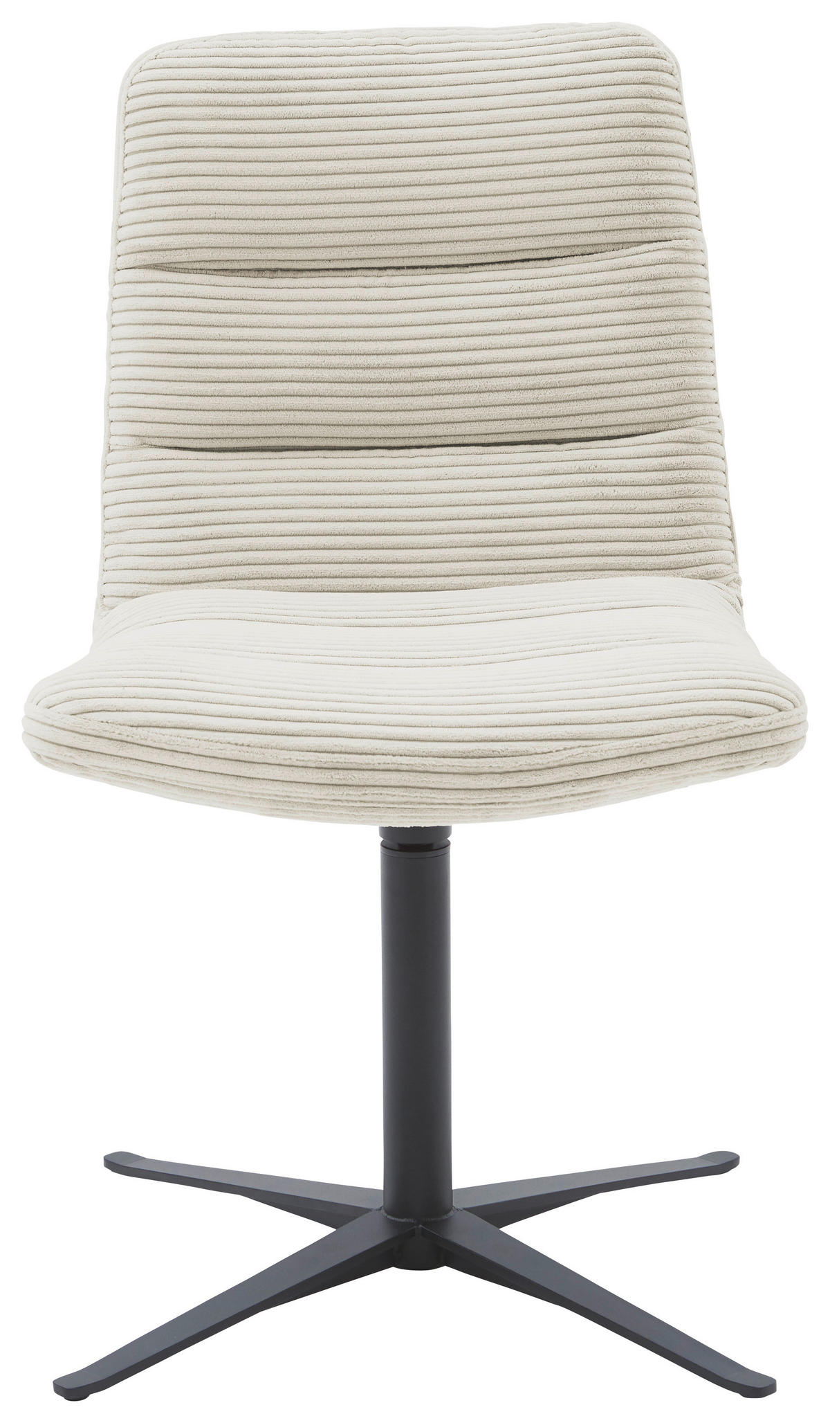 STUHL - Schwarz/Naturfarben, Design, Textil/Metall (52/88/66cm) - Dieter Knoll