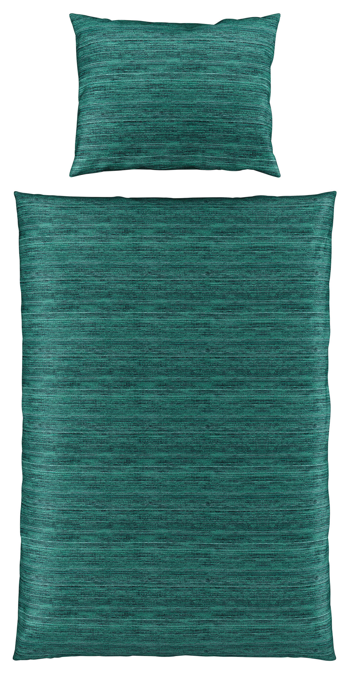 POSTELJNINA CARO 140/200 cm saten zelena  - zelena, Konvencionalno, tekstil (140/200cm) - Novel