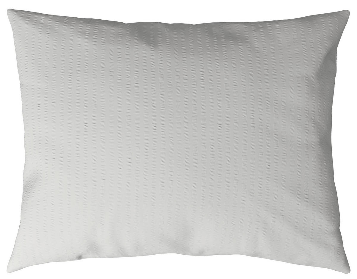KREPOVÉ OBLIEČKY, seersucker, sivá, 140/220 cm - sivá, Basics, textil (140/220cm) - Esposa