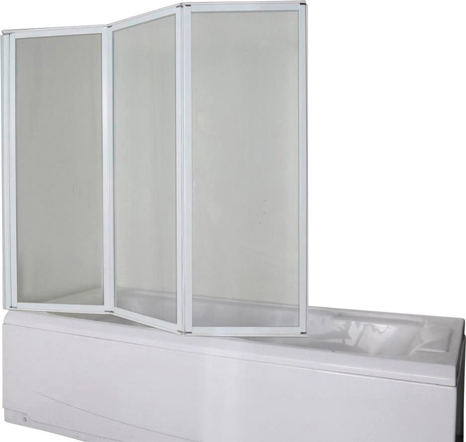 XXXL SKLADACIA VAŇOVÁ ZÁSTENA, biela, 130/121 cm