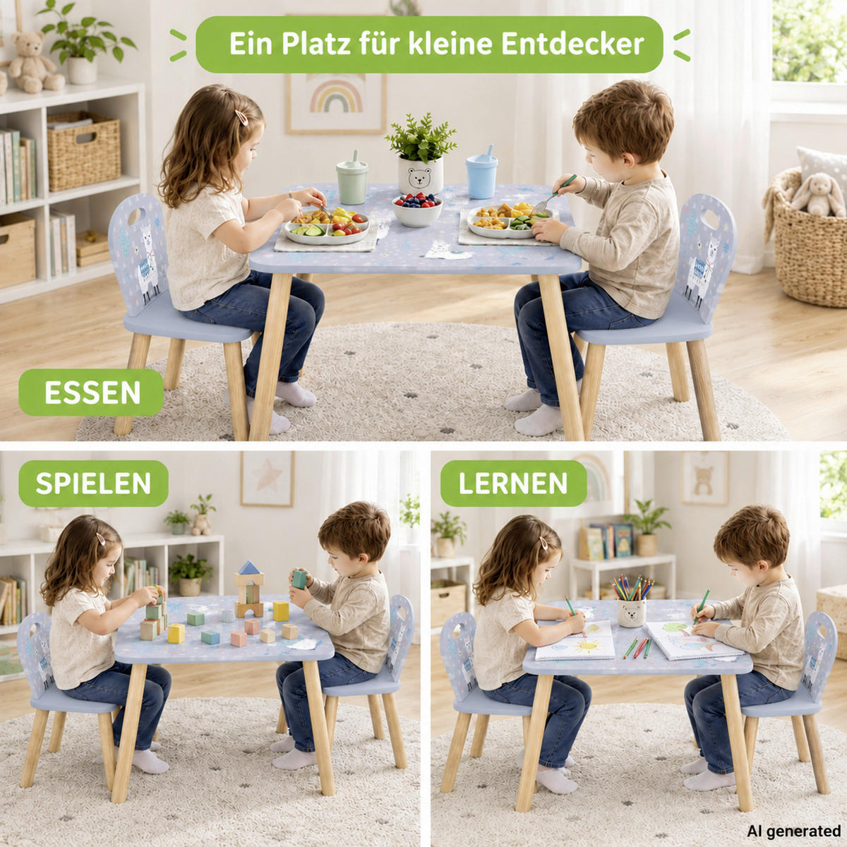 KINDERSITZGRUPPE Kesper 1770213  - MODERN, Holzwerkstoff - Kesper