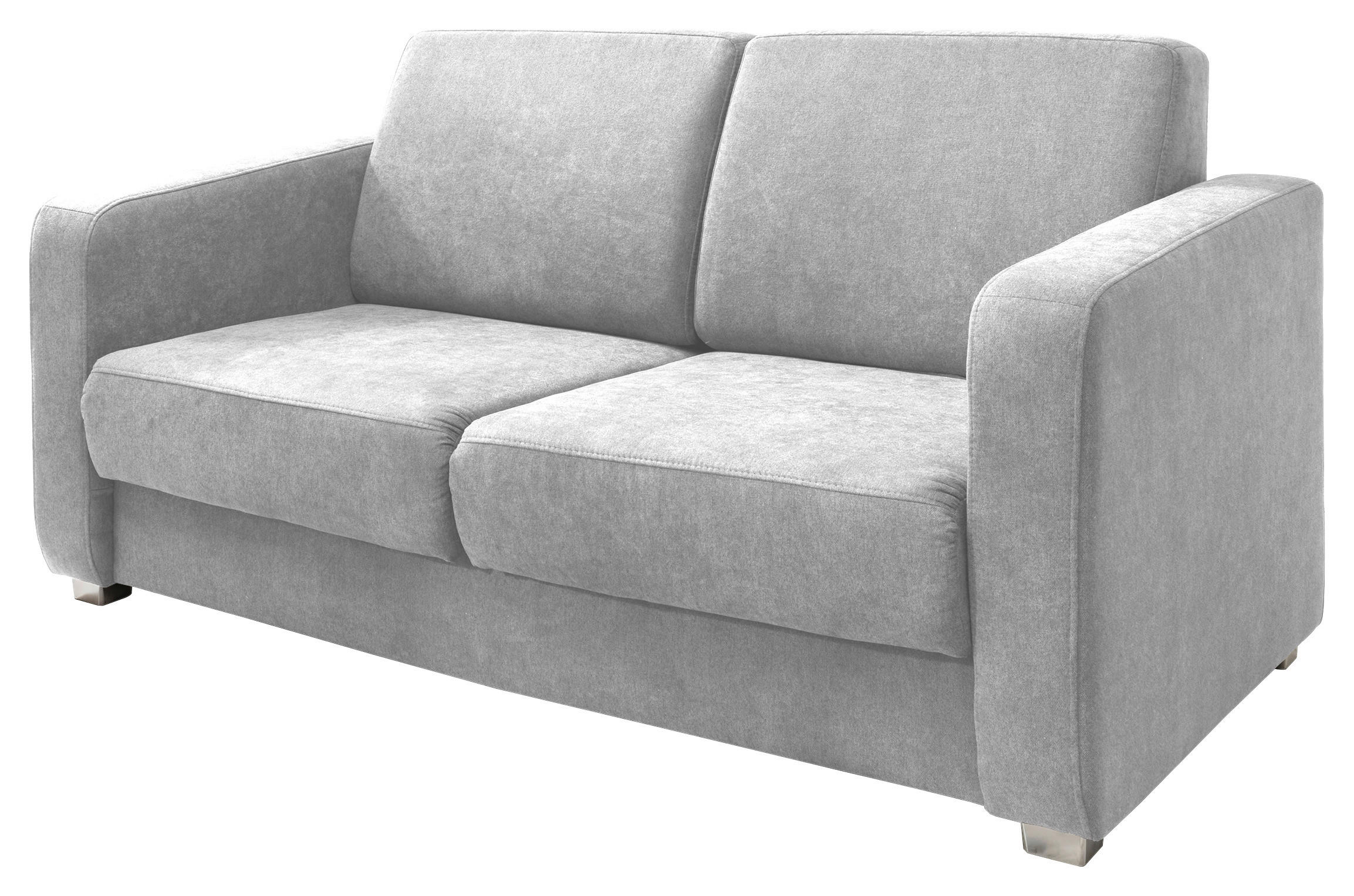 Schlafsofa Mia Silberfarben B:159 cm
