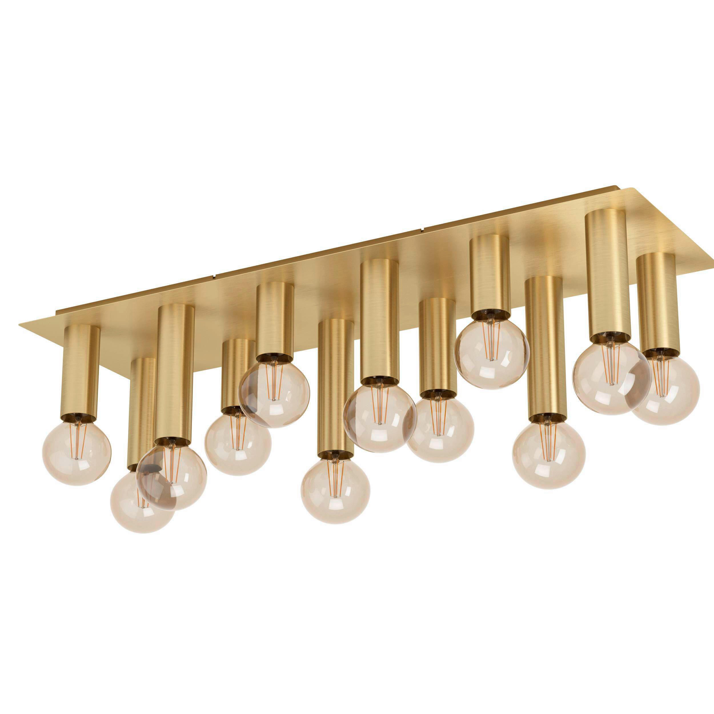 TAKLAMPA 93/29/21,5 cm  - mässingsfärgad, Klassisk, metall (93/29/21,5cm) - Eglo