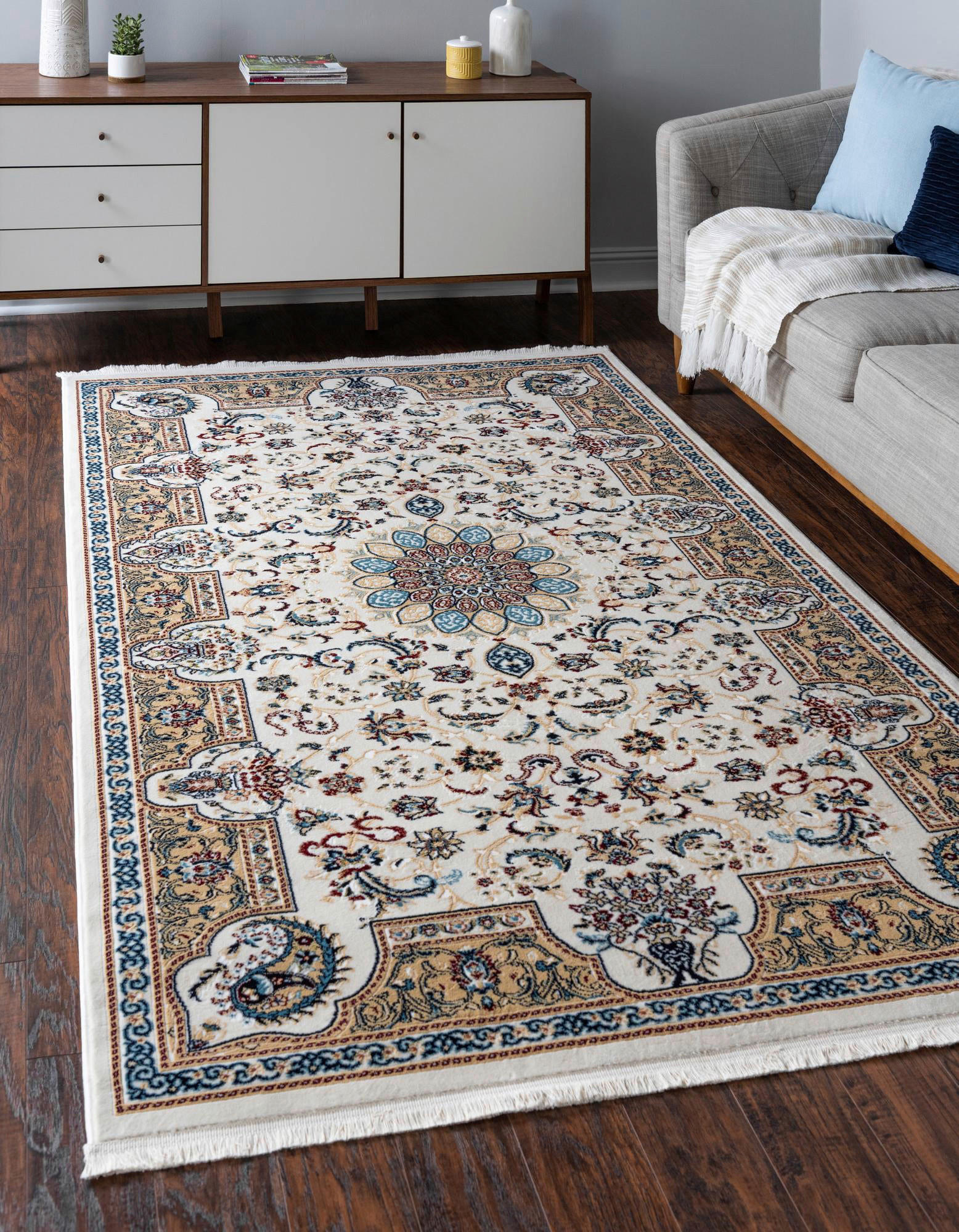 WEBTEPPICH 150/245 cm  - Beige/Multicolor, Basics, Textil (150/245cm)