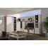 KLEIDERSCHRANK in Weiß, Eichefarben - Eichefarben/Alufarben, KONVENTIONELL, Holzwerkstoff/Metall (100/197/60cm) - Xora KLEIDERSCHRANK in Weiß, Eichefarben - Eichefarben/Alufarben, KONVENTIONELL, Holzwerkstoff/Metall (100/197/60cm) - Xora