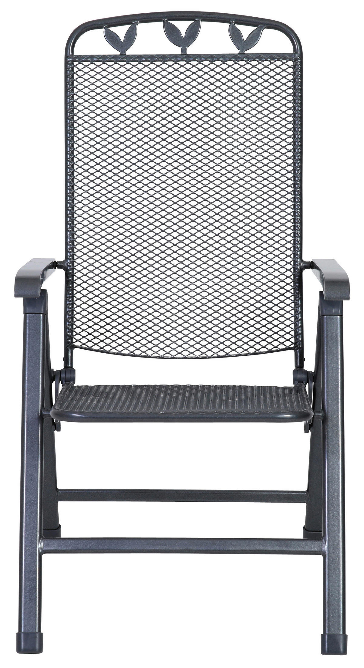 GARTENSTUHL Metall Grau  - Grau, Basics, Metall (58/108/64cm) - Gardenson