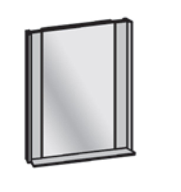 BADEZIMMERSPIEGEL 62/76,8/14,1 cm  - Eichefarben, MODERN, Holz (62/76,8/14,1cm) - Valdera