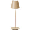 AKKU-TISCHLEUCHTE Viletto 11/28-36 cm  - Sandfarben/Limette, Design, Metall (11/28-36cm)