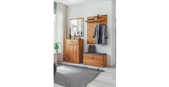 SCHUHSCHRANK 75/108/37 cm  - Wildeiche/Anthrazit, Natur, Holz/Holzwerkstoff (75/108/37cm) - Waldwelt