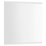WANDSPIEGEL 75/78/3 cm  - Klar/Weiß, Design, Glas/Holzwerkstoff (75/78/3cm) - Voleo