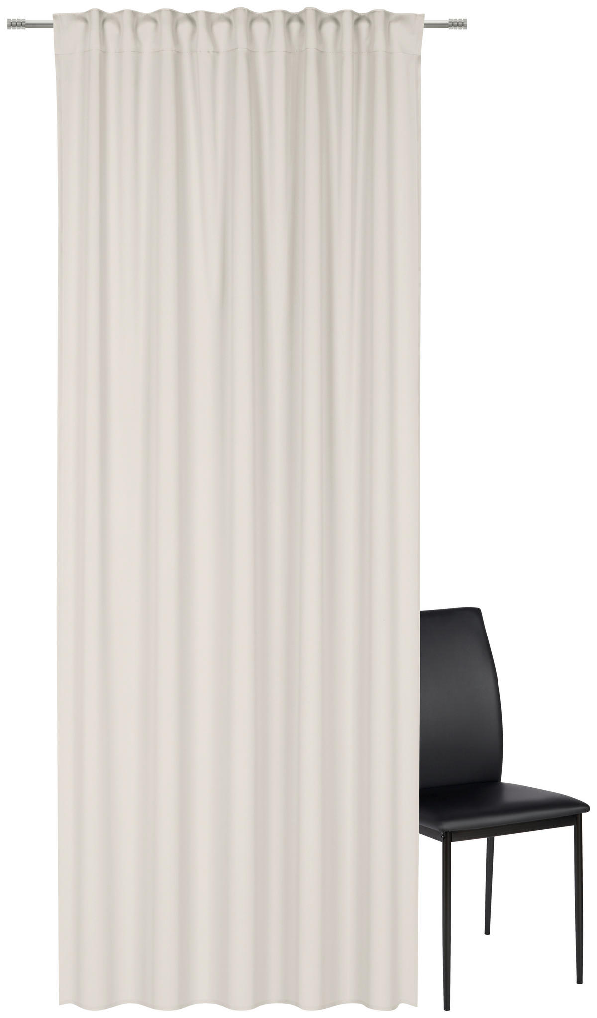 HOTOVÝ ZÁVĚS, zatemnění, 135/245 cm - bílá, Basics, textil (135/245cm) - Esposa