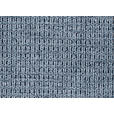 ECKSOFA  in Flachgewebe Blau  233/299-313 cm  - Blau/Schwarz, Design, Textil/Metall (233/299-313cm) - Dieter Knoll