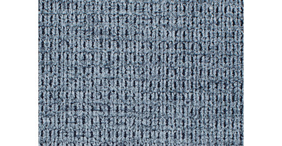 ECKSOFA  in Flachgewebe Blau  233/299-313 cm  - Blau/Schwarz, Design, Textil/Metall (233/299-313cm) - Dieter Knoll