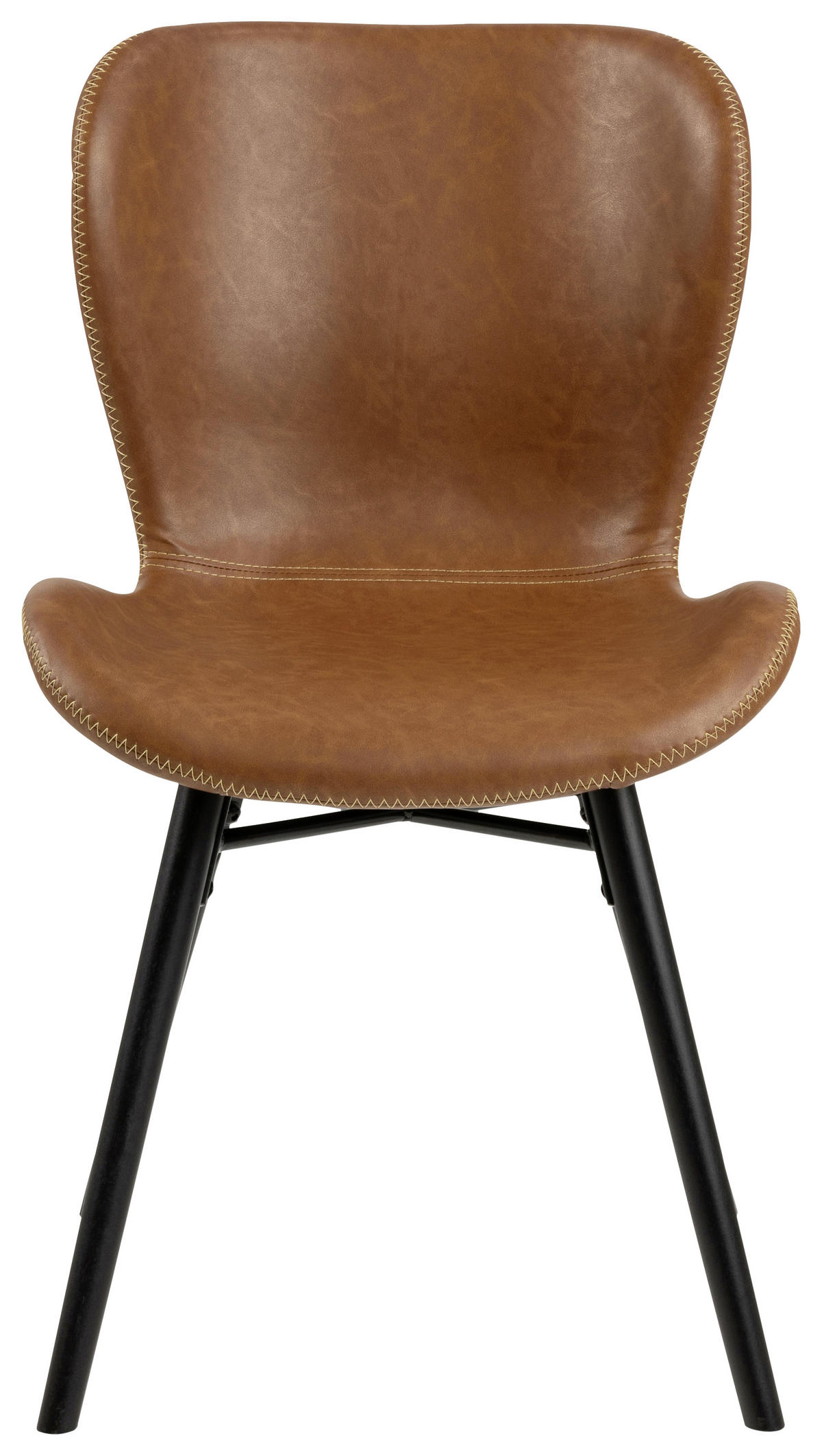 ŽIDLE, hnědá - černá/krémová, Lifestyle, kov/dřevo (47/82,5/56cm) - Ambia Home