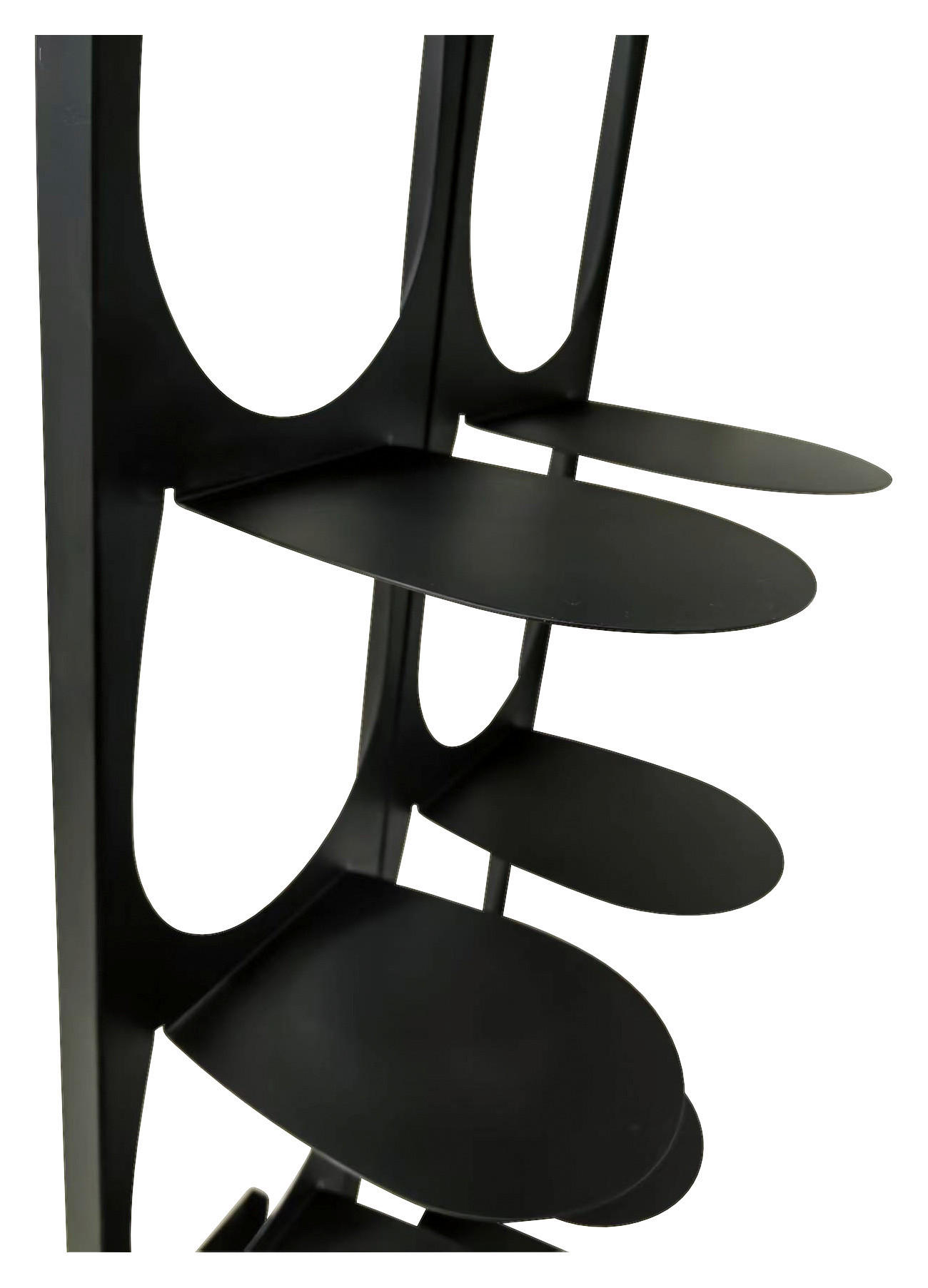 REGÁL NA TOPÁNKY, čierna, 30/100/30 cm - čierna, Basics, kov (30/100/30cm) - Carryhome