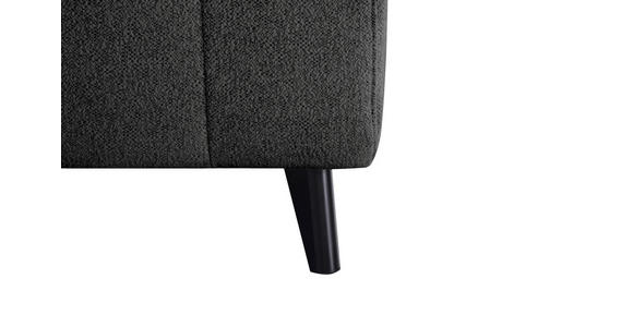 SCHLAFSOFA Webstoff Dunkelgrau  - Dunkelgrau/Schwarz, Design, Holz/Textil (143/82/88cm) - Carryhome