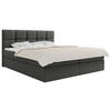 BOXBETT 160/200 cm  in Dunkelgrau  - Dunkelgrau/Schwarz, MODERN, Holz/Holzwerkstoff (160/200cm) - MID.YOU