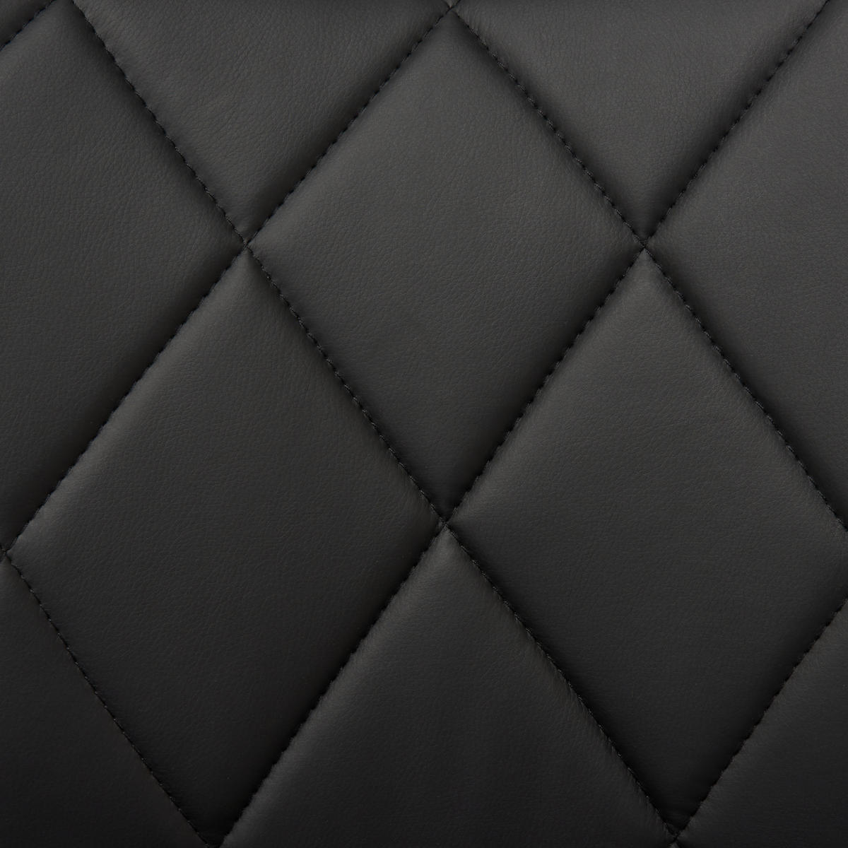 STOL, kovina, usnje siva, črna  - črna/siva, Design, kovina/usnje (49/90/61cm) - Hom`in