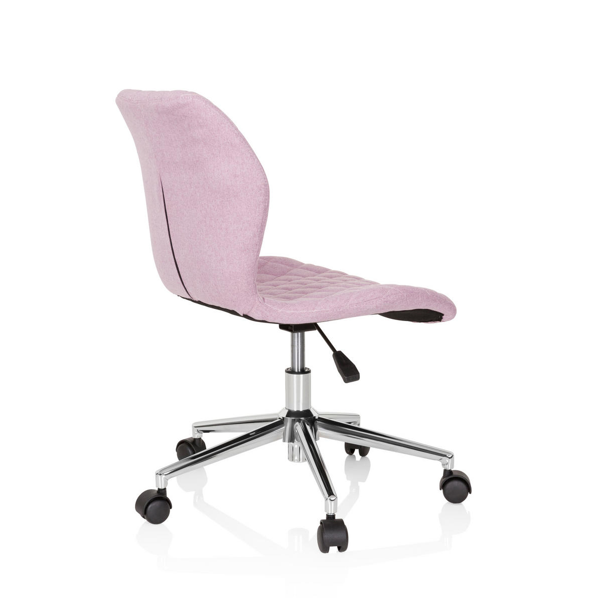 OTOČNÁ ŽIDLE PRO MLÁDEŽ, růžová - růžová, Basics, textil/plast (47/73-83/43cm) - MID.YOU