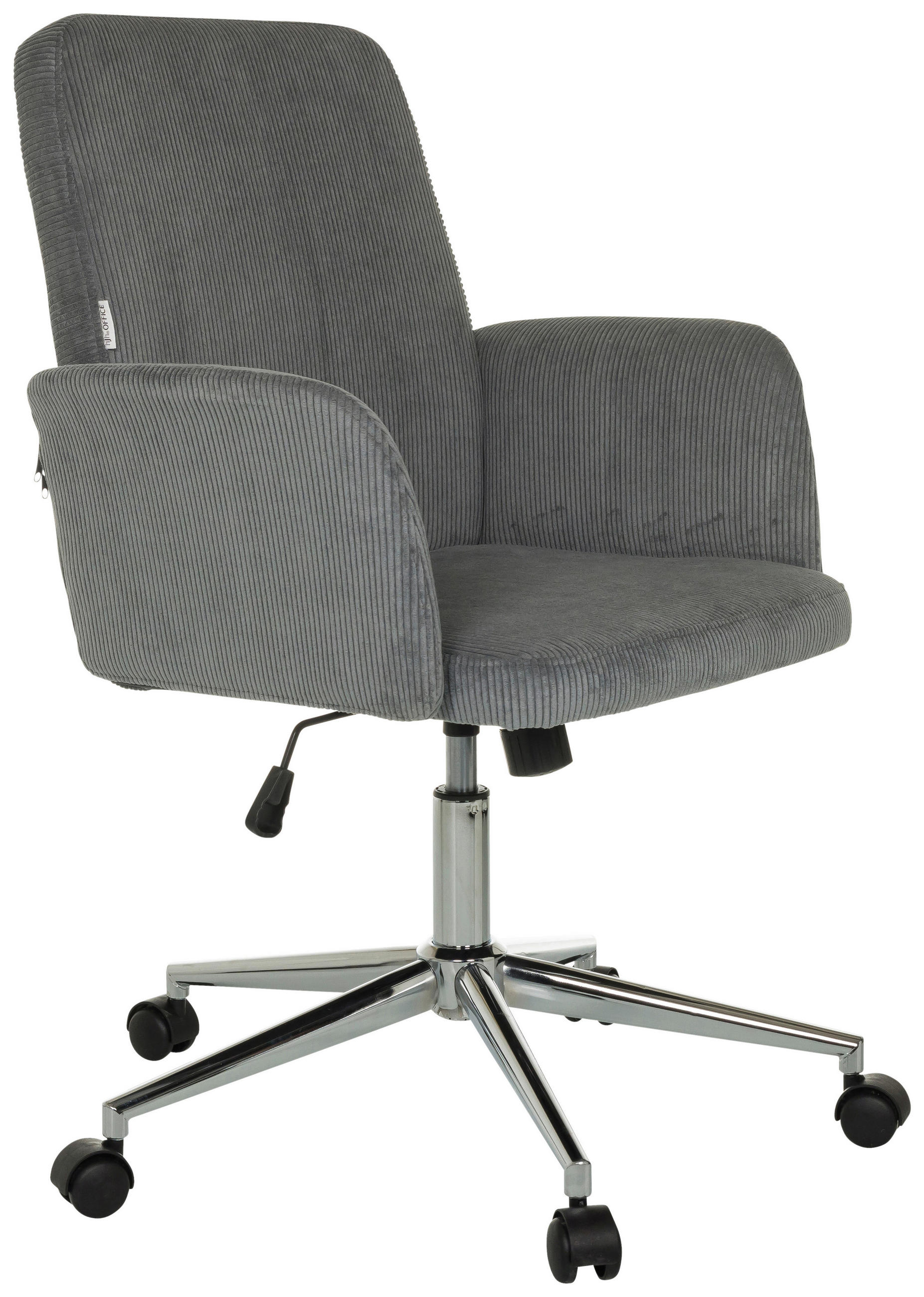 DREHSTUHL Grau  - Silberfarben/Grau, MODERN, Kunststoff/Textil (70cm) - MID.YOU