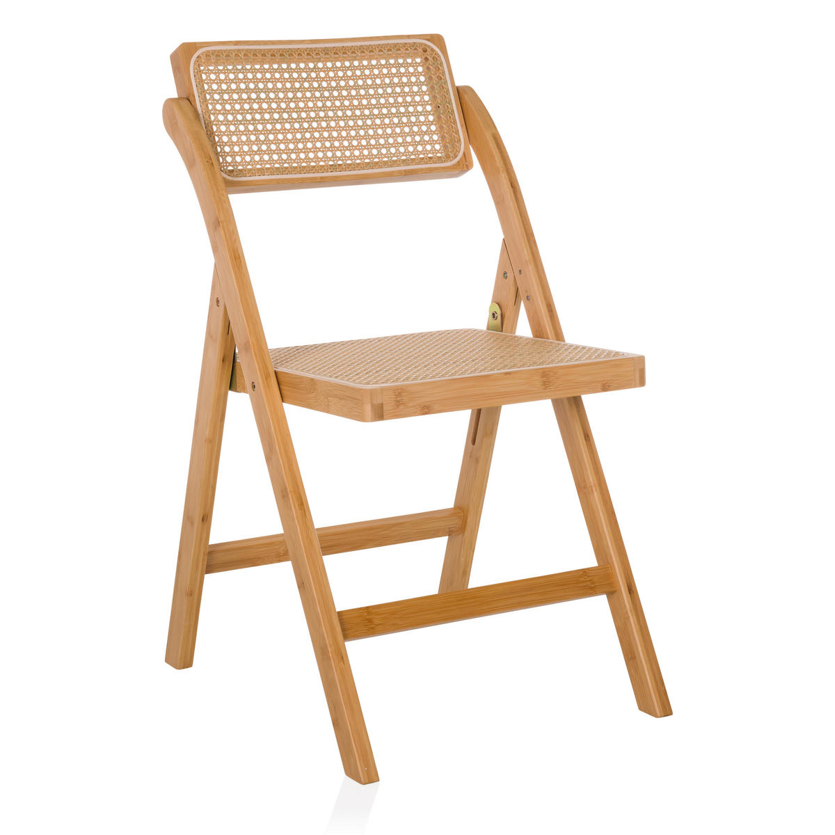 KLAPPSTUHL Bambus, Rattan Braun  - Braun, MODERN, Holz (45,5/83,5/45cm) - Gardenson