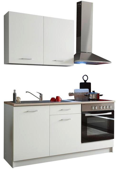 KÜCHENLEERBLOCK 160 cm   in Weiß, Sonoma Eiche  - Weiß/Sonoma Eiche, KONVENTIONELL, Holzwerkstoff (160cm) - Carryhome
