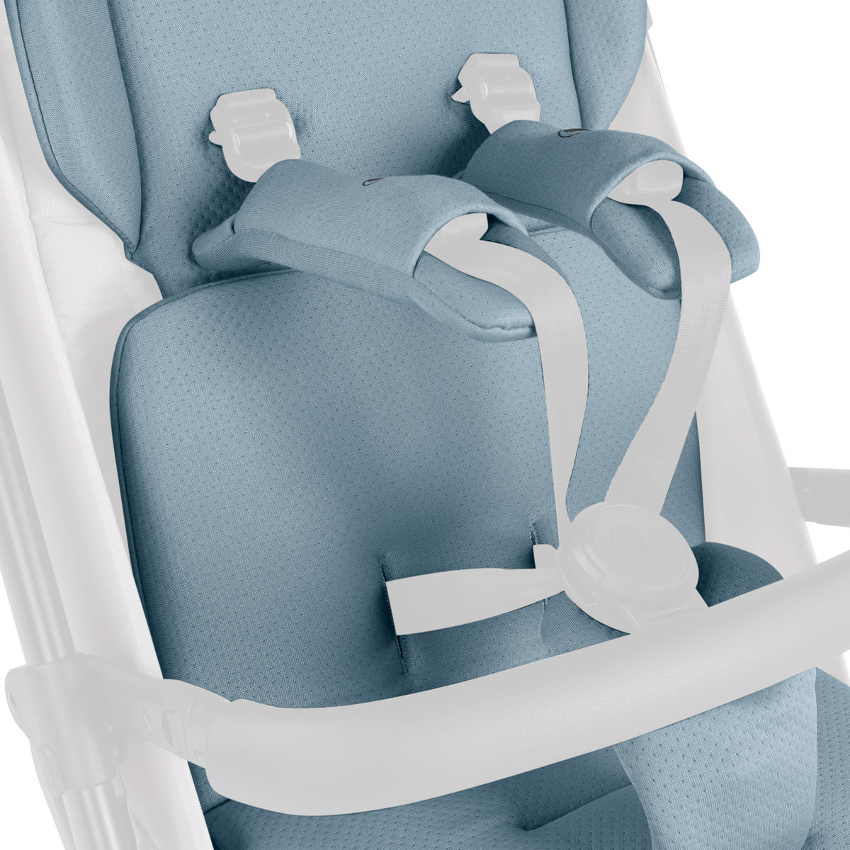 KINDERWAGENEINLAGE Einlagen-Set Buggy  - Hellblau, Basics (31,5/27/6,5cm) - ABC Design