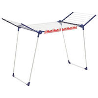 STANDTROCKNER PEGASUS 180 SOLID 157/66/87 cm  - Blau/Weiß, Basics, Metall (157/66/87cm) - Leifheit
