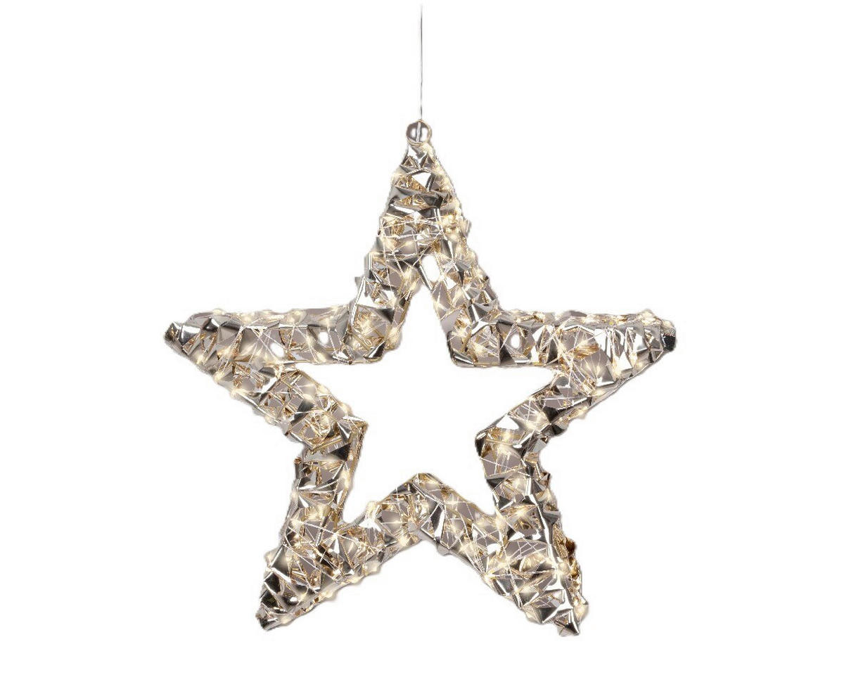 DEKOSTERN  - Goldfarben, Basics, Kunststoff/Metall (38/8cm) - X-Mas