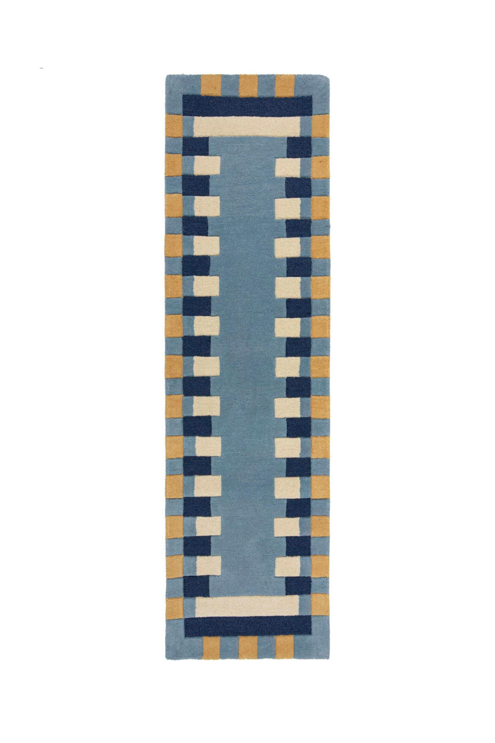 LÄUFER 60/230 cm Blau, Gelb  - Blau/Gelb, MODERN, Textil (60/230cm) - Xora