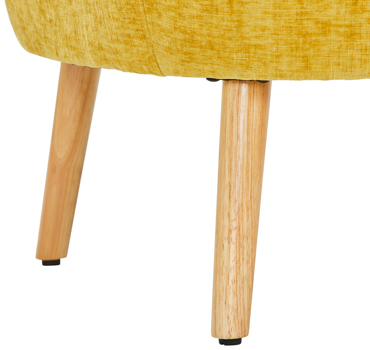 COCKTAILSESSEL Flachgewebe Ecru, Gelb    - Ecru/Gelb, Design, Holz/Textil (72/71/74cm) - MID.YOU
