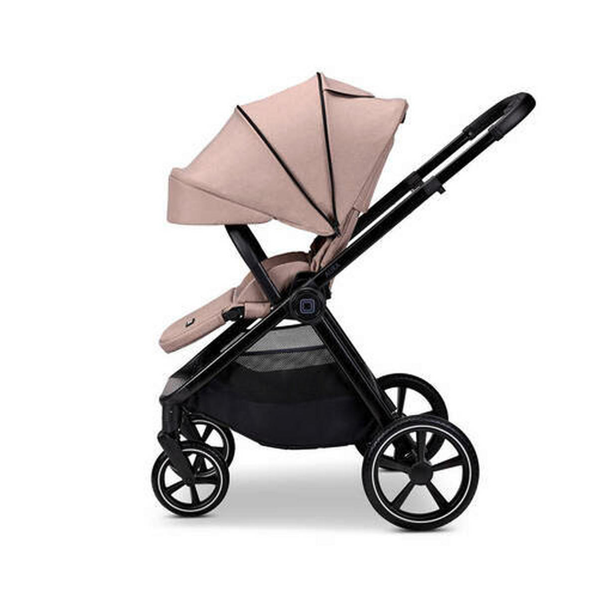 KINDERWAGENSET  Aura Set  Sand Melange  - Sandfarben, Basics (140/61/115cm) - Moon