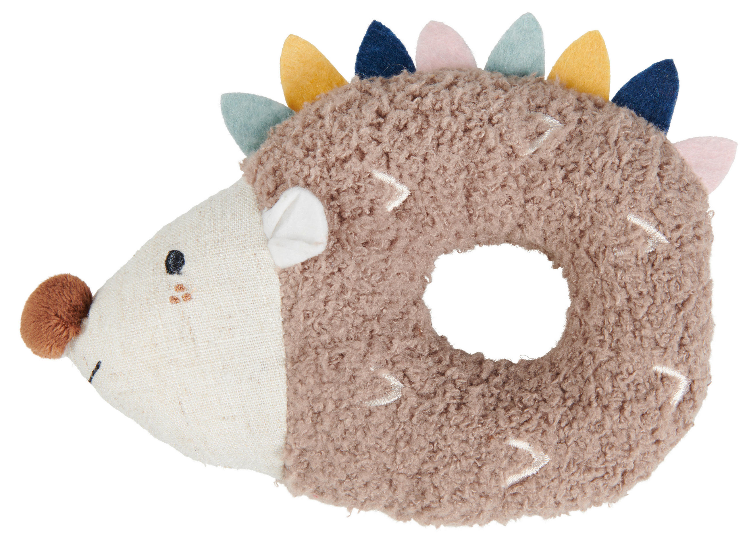 RASSEL  - Hellbraun/Beige, Trend, Kunststoff/Textil (16/12/4cm) - Patinio