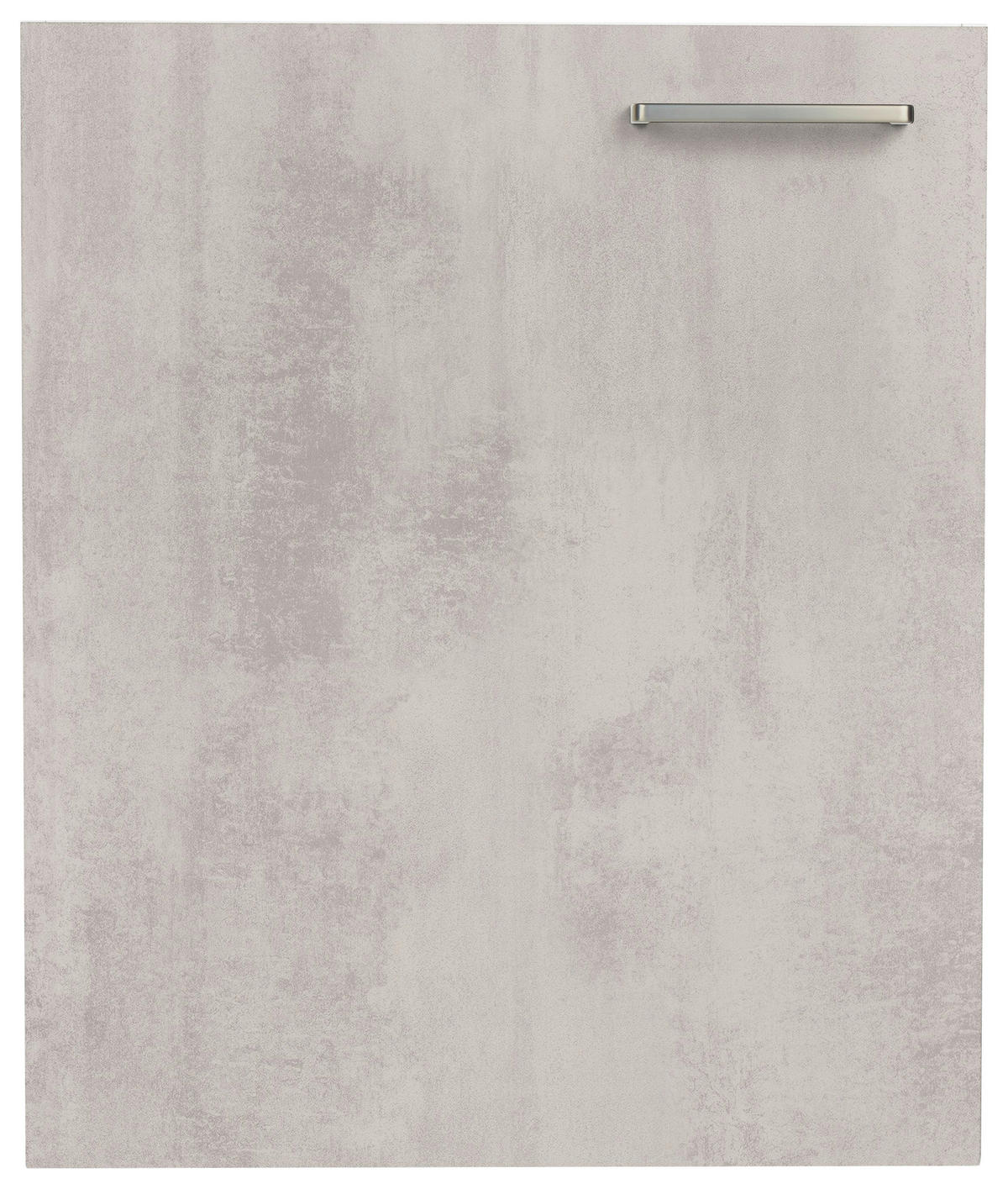 KÜCHENSCHRANKFRONT 60/72/1,9 cm  in Hellgrau  - Edelstahlfarben/Hellgrau, MODERN, Holzwerkstoff/Metall (60/72/1,9cm) - Nobilia