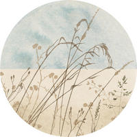 FOTOTAPETE - Blau/Braun, Trend (125cm)