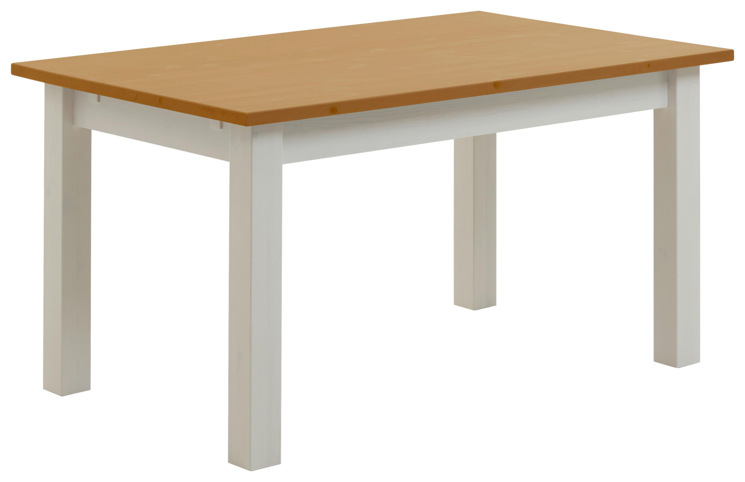 ESSTISCH in Holz 120/78/78 cm - Laugenfarbig/Weiß, ROMANTIK / LANDHAUS, Holz (120/78/78cm) - Boxxx