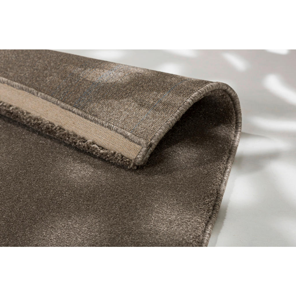 Thumbnail - Novel Webteppich Barletta, Dunkelbraun, Textil, Uni, rechteckig, 160x230 cm, für Fußbodenheizung geeignet, in verschiede...