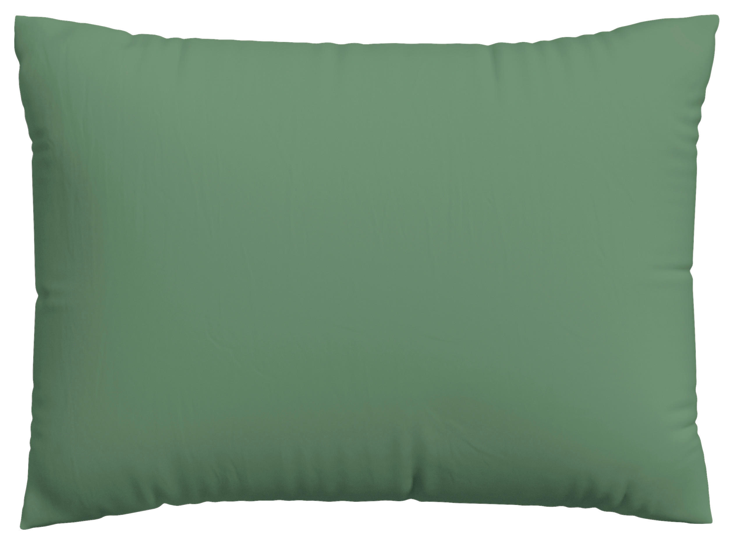 KOPFPOLSTERBEZUG KNITTED JERSEY 60/80 cm  - Grün, Basics, Textil (60/80cm) - Schlafgut