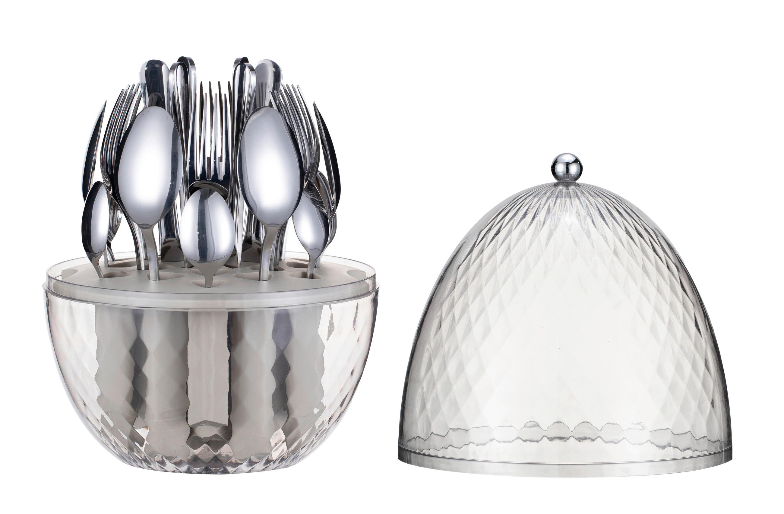 BESTECKSET SCHÄFER 24-teilig  - Silberfarben, Basics, Metall (21/21/29cm)