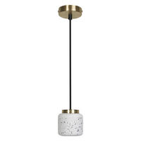 HÄNGELEUCHTE 10/150 cm  - Weiß, Basics, Stein (10/150cm) - Osram