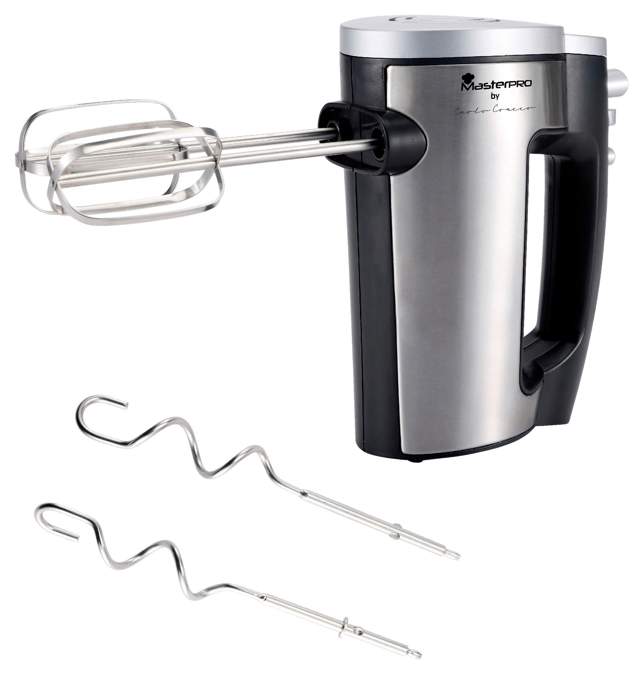 HANDMIXER  - Schwarz, Basics, Kunststoff/Metall (16/11/22cm) - Masterpro